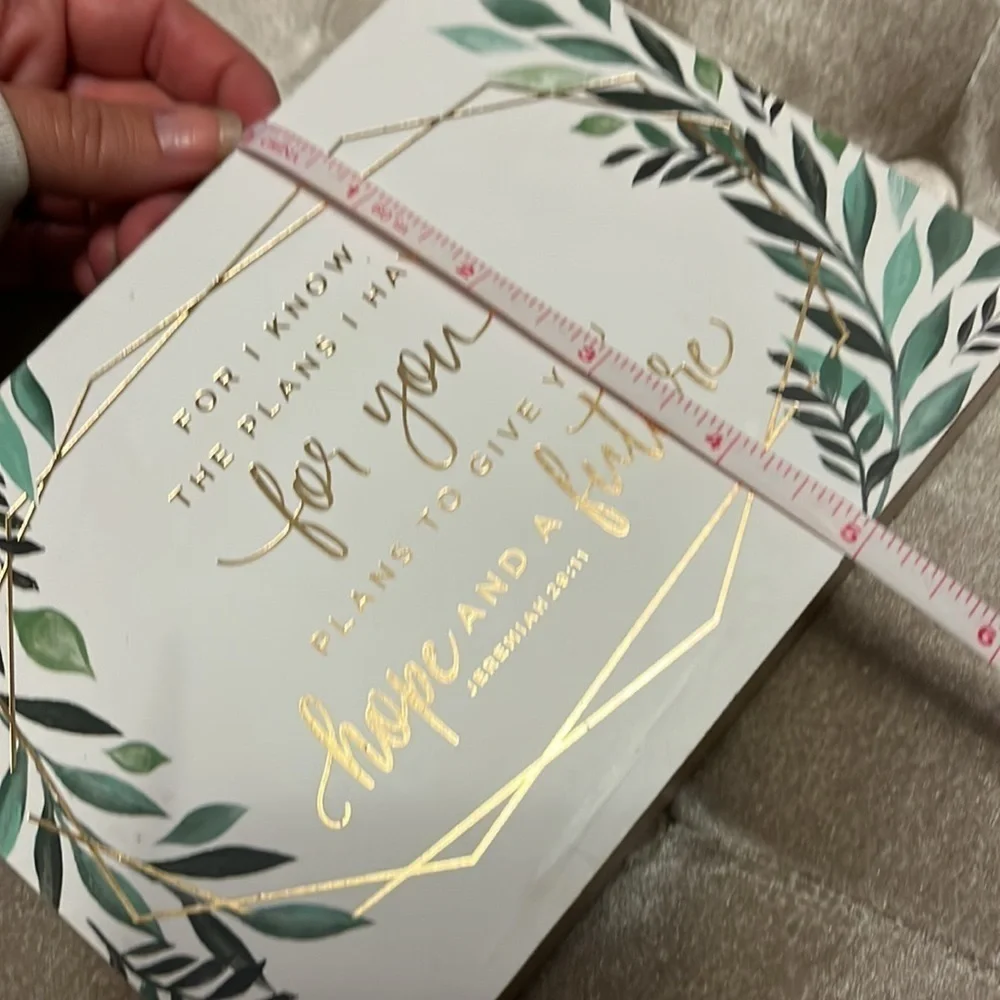 Wooden plaque, for I know the plans I have for you, plans to give you hope…